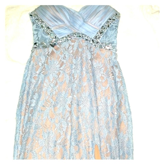 Long sparkly lace dress - Picture 1 of 5